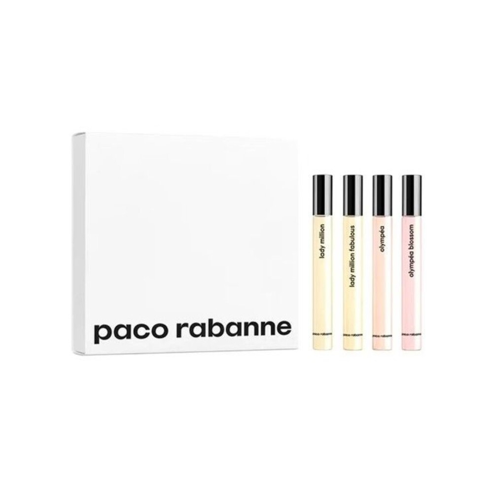Paco Rabanne Travel Spray Gift Set 4x0.34 oz Lady Million Olympea